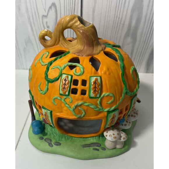 Pumpkin Patch Tealight House - Partylite Halloween Candle Holder - Picture 7 of 7